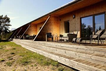 Фото номера Апартаменты с 2 спальнями и сауной Дома для отпуска Läätsa Holiday Homes г. Сальме 10
