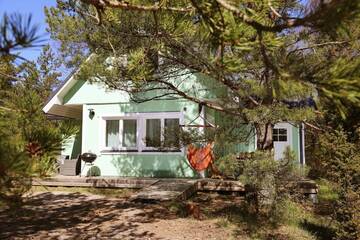Фото номера Дом для отдыха с 3 спальнями Дома для отпуска Läätsa Holiday Homes г. Сальме 11