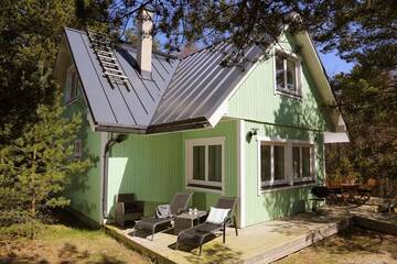 Фото номера Дом для отдыха с 3 спальнями Дома для отпуска Läätsa Holiday Homes г. Сальме 12