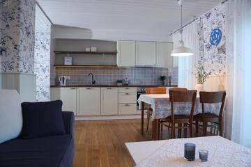 Фото номера Апартаменты с 1 спальней Дома для отпуска Läätsa Holiday Homes г. Сальме 5